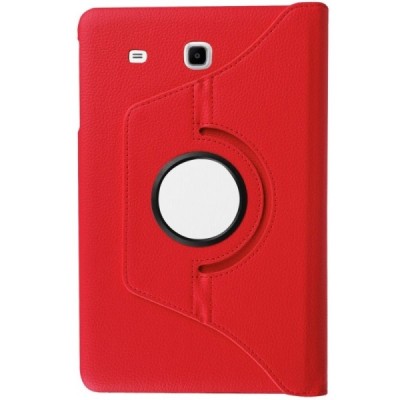 Samsung Galaxy Tab A 7.0 2016 (T280,T285) atvēramais sarkans ādas maciņš, grozās 360° grādu apjomā / Vacins.lv