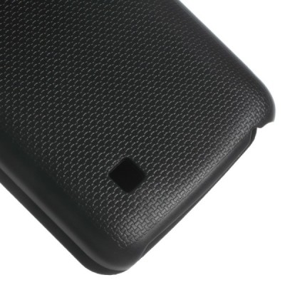 LG K4 (K120E) View Window melns atvēramais ādas maciņš / Vacins.lv