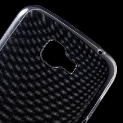 LG K4 (K120E) dzidrs (caurspīdīgs) cieta silikona TPU pasaulē planākais apvalks / Vacins.lv