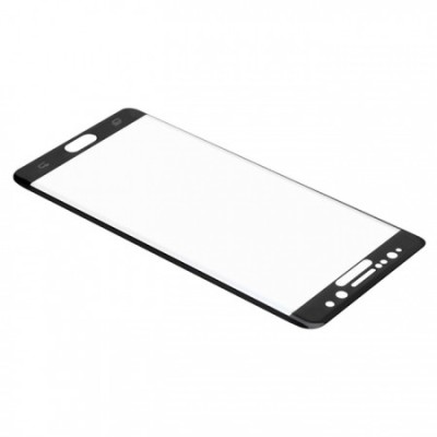 Samsung Galaxy Note 7 (N930) „Amorus“ 9H Tempered Glass sustiprintos apsaugos juodas pilnai dengiantis apsauginis ekrano stiklas