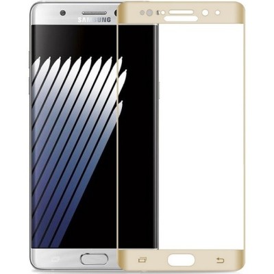 Samsung Galaxy Note 7 (N930) „Amorus“ 9H Tempered Glass sustiprintos apsaugos auksinis pilnai dengiantis apsauginis ekrano stikl