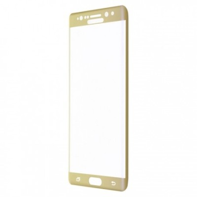 Samsung Galaxy Note 7 (N930) „Amorus“ 9H Tempered Glass sustiprintos apsaugos auksinis pilnai dengiantis apsauginis ekrano stikl