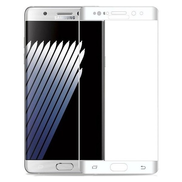 „Amorus“ Tempered Glass apsauginis ekrano stiklas 0.22 mm - baltas (Galaxy Note 7)