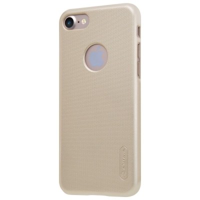 Nillkin Frosted Shield Apple iPhone 7 (iPhone 8) auksinis plastikinis dėklas | Priedai.lt