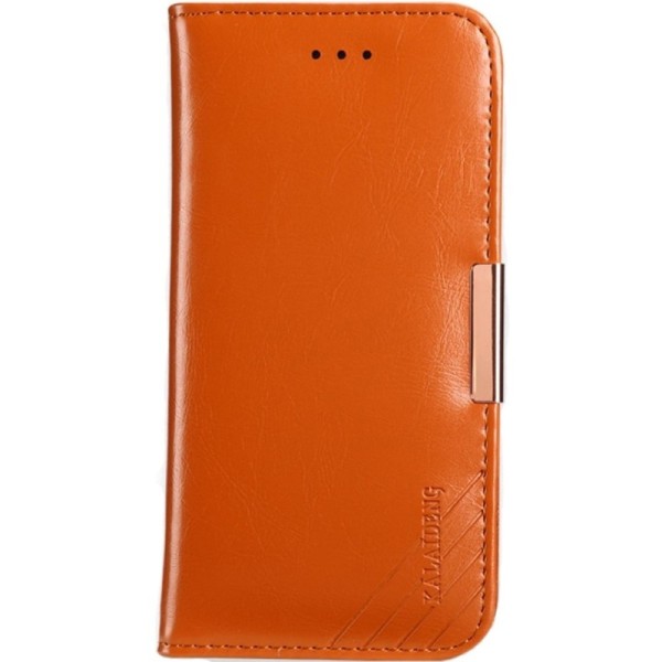 „Kalaideng“ Royale atverčiamas dėklas - rudas (iPhone 7 / 8 / SE 2020 / SE 2022)