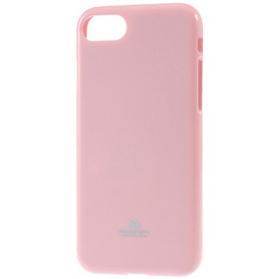 Apple iPhone 7 (iPhone 8) Mercury šviesiai rožinis kieto silikono tpu dėklas - nugarėlė / Priedai.lt