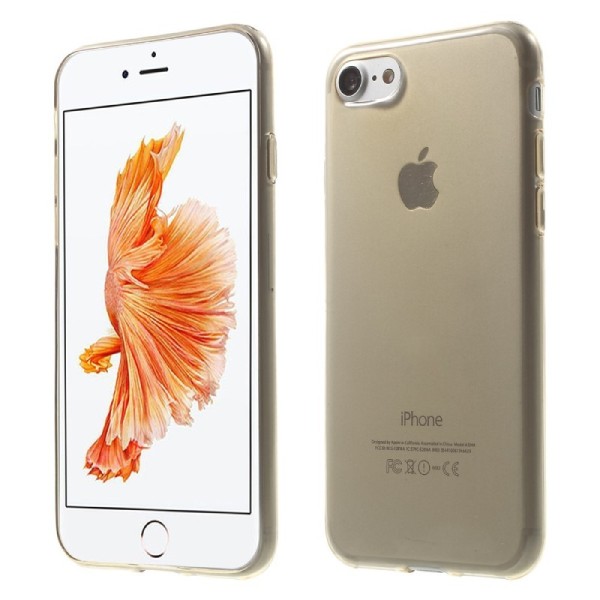 Planākais TPU dzidrs apvalks - gaiši brūns (iPhone 7 / 8 / SE 2020 / SE 2022)