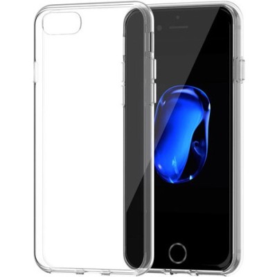 Apple iPhone 7 (iPhone 8) dzidrs (caurspīdīgs) cieta silikona TPU plāns akrila apvalks / Vacins.lv