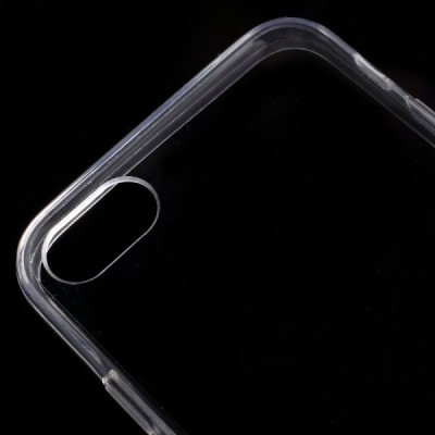 Apple iPhone 7 (iPhone 8) dzidrs (caurspīdīgs) cieta silikona TPU plāns akrila apvalks / Vacins.lv