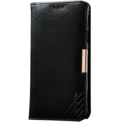 Samsung Galaxy S6 Edge+ Plus (G928) „Kalaideng“ Royale ādas atvēramais melns maciņš - maks / Vacins.lv