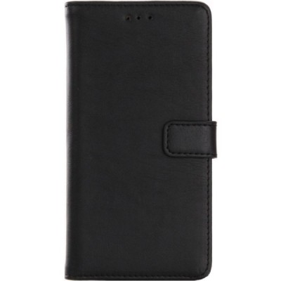 Sony Xperia XZ atvēramais ādas melns retro maciņš (maks) / Vacins.lv