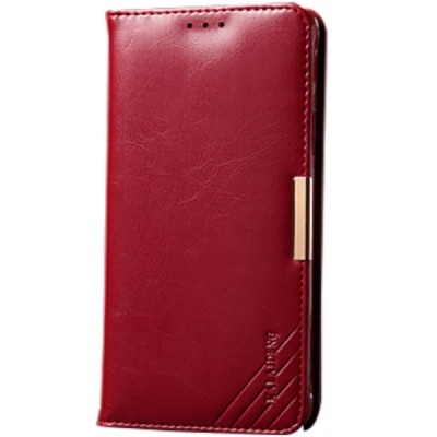 „Kalaideng“ Royale atverčiamas bordo odinis Samsung Galaxy S6 Edge+ Plus (G928) dėklas / Priedai.lt