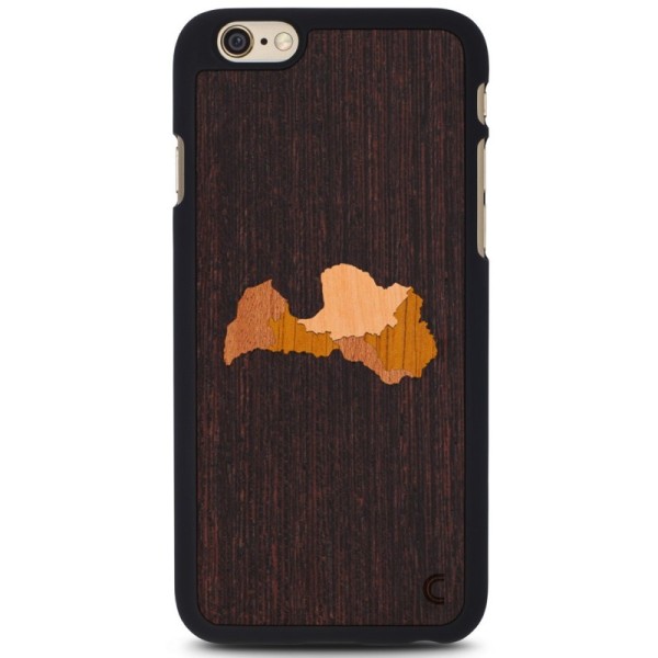 „Crafted Cover“ dabīga koka apvalks - Latvija (iPhone 6 / 6s)