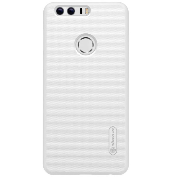 „Nillkin“ Frosted Shield apvalks - balts + ekrāna aizsargplēve (Honor 8)