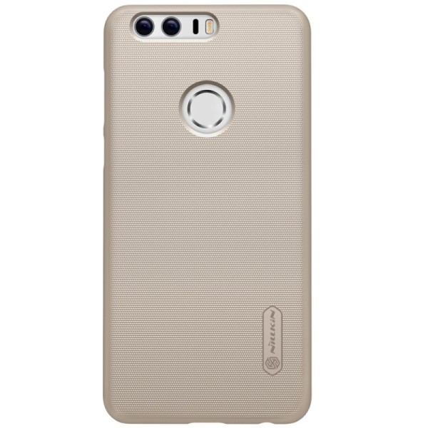 „Nillkin“ Frosted Shield apvalks - zelta + ekrāna aizsargplēve (Honor 8)