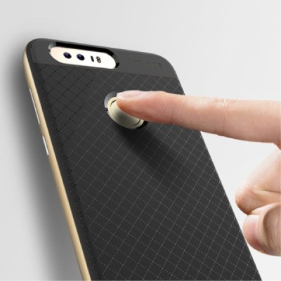 Honor 8 „IPAKY“ cieta silikona (TPU) zelta apvalks (apmales - zeltā krāsā) / Vacins.lv