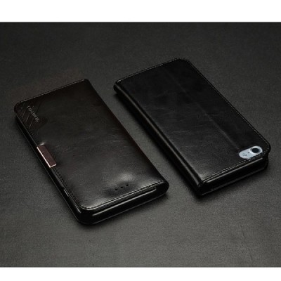 „Kalaideng“ Royale atverčiamas juodas odinis Apple iPhone 7 Plus (iPhone 8 Plus) Plus dėklas - knygutė / Priedai.lt