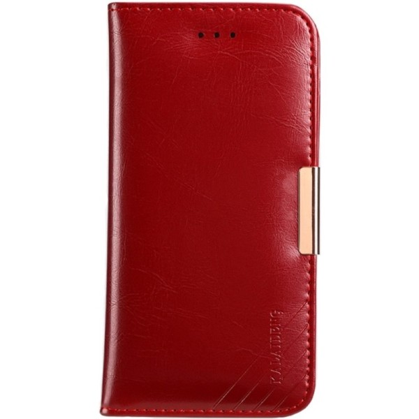 „Kalaideng“ Royale atverčiamas dėklas - bordo (iPhone 7 Plus / 8 Plus)