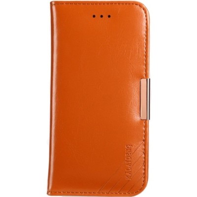 „Kalaideng“ Royale atverčiamas rudas odinis Apple iPhone 7 Plus (iPhone 8 Plus) dėklas - knygutė / Priedai.lt