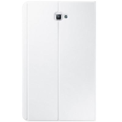 Originalus Samsung Galaxy Tab A 10,1 2016 (T585, T580) Book Cover EF-BT580 atverčiamas baltas odinis dėklas / Priedai.lt