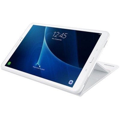 Originalus Samsung Galaxy Tab A 10,1 2016 (T585, T580) Book Cover EF-BT580 atverčiamas baltas odinis dėklas / Priedai.lt