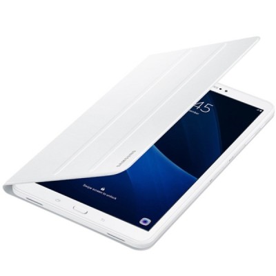 Originalus Samsung Galaxy Tab A 10,1 2016 (T585, T580) Book Cover EF-BT580 atverčiamas baltas odinis dėklas / Priedai.lt