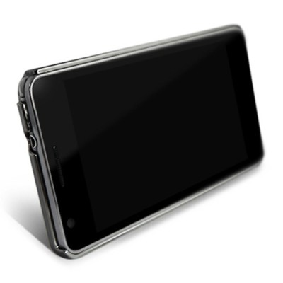 „Leshine“ juodas Samsung Galaxy S2 i9100 dėklas (dėkliukas, nugarėlė) - gėlė / Priedai.lt