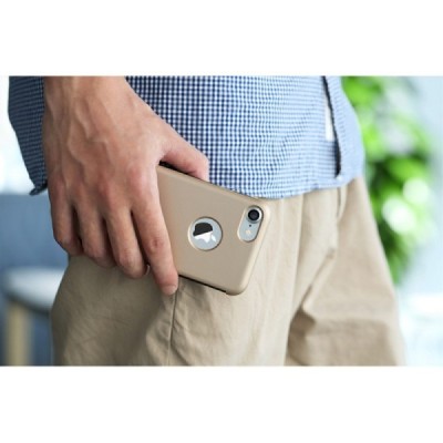 Apple iPhone 7 (iPhone 8) „Rock“ Dr V atvērams zelta maciņš - maks / Vacins.lv