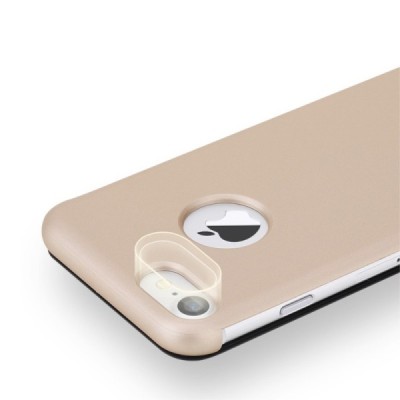 Apple iPhone 7 (iPhone 8) „Rock“ Dr V atvērams zelta maciņš - maks / Vacins.lv