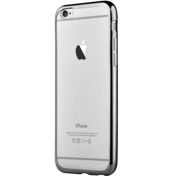 „Devia“ Glitter apvalks - dzidrs, melns + ekrāna aizsargstikls (iPhone 7 / 8 / SE 2020 / SE 2022)