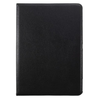 Huawei MediaPad M2 10 atverčiamas, sukamas 360 laipsnių, juodas odinis dėklas - stovas / Priedai.lt