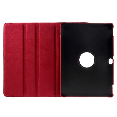 Huawei MediaPad M2 10 atverčiamas, sukamas 360 laipsnių, raudonas odinis dėklas - stovas / Priedai.lt