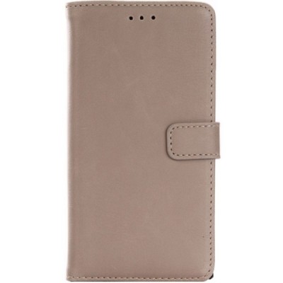 Sony Xperia XZ atverčiamas smėlio spalvos odinis retro dėklas - piniginė / Priedai.lt