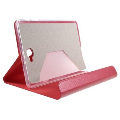 Samsung Galaxy Tab A 10,1 2016 (T585, T580) Smart Case ādas atvēramais sarkans maciņš / Vacins.lv
