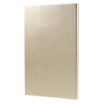 Samsung Galaxy Tab A 10,1 2016 (T580, T585) Smart Case atverčiamas auksinis odinis dėklas - knygutė / Priedai.lt