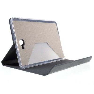 Samsung Galaxy Tab A 10,1 2016 (T580, T585) Smart Case atverčiamas mėlynas odinis dėklas - knygutė / Priedai.lt