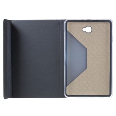 Samsung Galaxy Tab A 10,1 2016 (T580, T585) Smart Case atverčiamas mėlynas odinis dėklas - knygutė / Priedai.lt