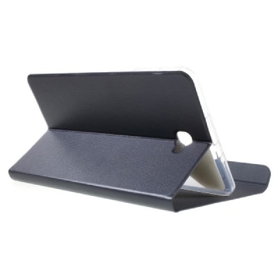 Samsung Galaxy Tab A 10,1 2016 (T580, T585) Smart Case atverčiamas mėlynas odinis dėklas - knygutė / Priedai.lt