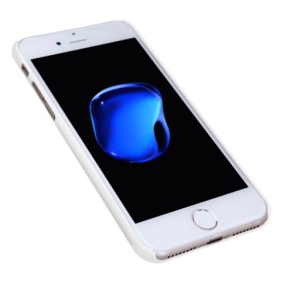 Apple iPhone 7 Plus (iPhone 8 Plus) Nillkin Frosted Shield balts plastmasas apvalks + ekrāna aizsargplēve / Vacins.lv