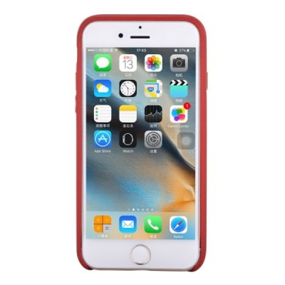 „Devia“ Successor Apple iPhone 7 (iPhone 8) raudonas odinis dėklas - nugarėlė / Priedai.lt