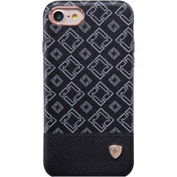 „Nillkin“ Oger rakstains apvalks - melns (iPhone 7 / 8 / SE 2020 / SE 2022)