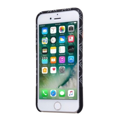 Apple iPhone 7 (iPhone 8) „Nillkin“ Oger melns rakstains apvalks / vacins.lv