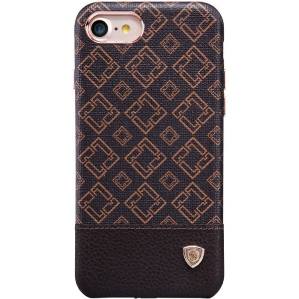 „Nillkin“ Oger rakstains apvalks - brūns (iPhone 7 / 8 / SE 2020 / SE 2022)