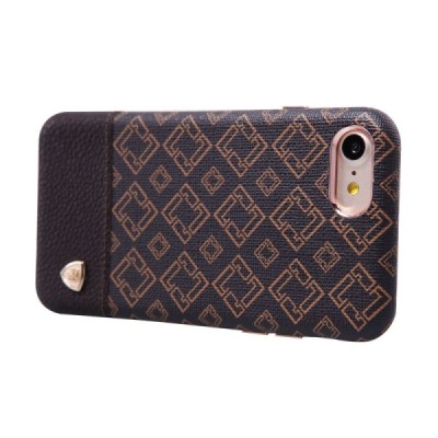 Apple iPhone 7 (iPhone 8) „Nillkin“ Oger brūns rakstains apvalks / Vacins.lv