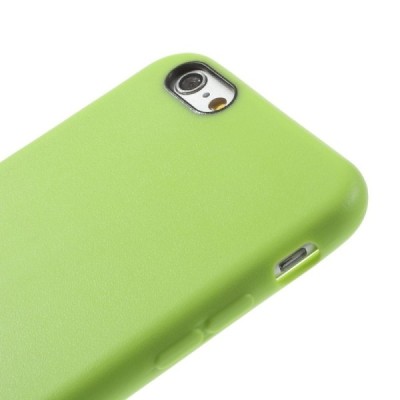 Apple iPhone 6, 6s kieto silikono TPU žalias dėklas - nugarėlė / Priedai.lt