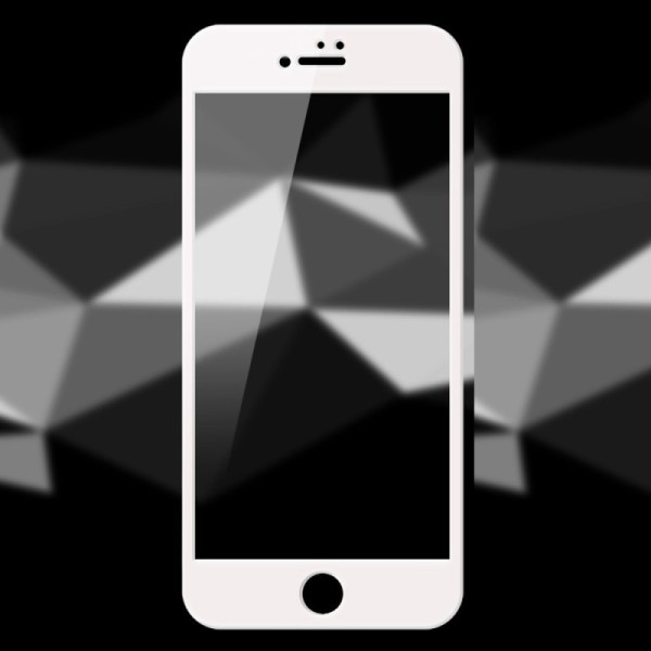 „Mocolo“ Tempered Glass ekrāna aizsargstikls - balts (iPhone 7 Plus / 8 Plus)