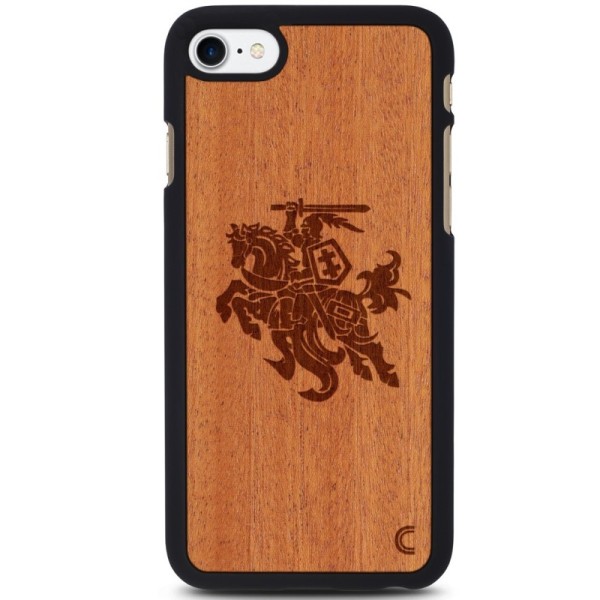 „Crafted Cover“ dabīga koka apvalks - Vytis (iPhone 7 / 8 / SE 2020 / SE 2022)