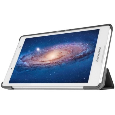 Lenovo Tab2 A8-50 (Lenovo Tab3 8.0) atvēramais melns maciņš / Vacins.lv