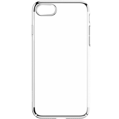 Apple iPhone 7 (iPhone 8) Baseus Glitter dzidrs (caurspīdīgs) sudrabs plastmasas apvalks / Vacins.lv