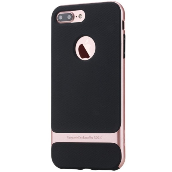 „Rock“ Royce dėklas - juodas / rožinis (iPhone 7 Plus / 8 Plus)
